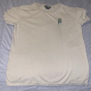 A•lab size medium tan shirt
